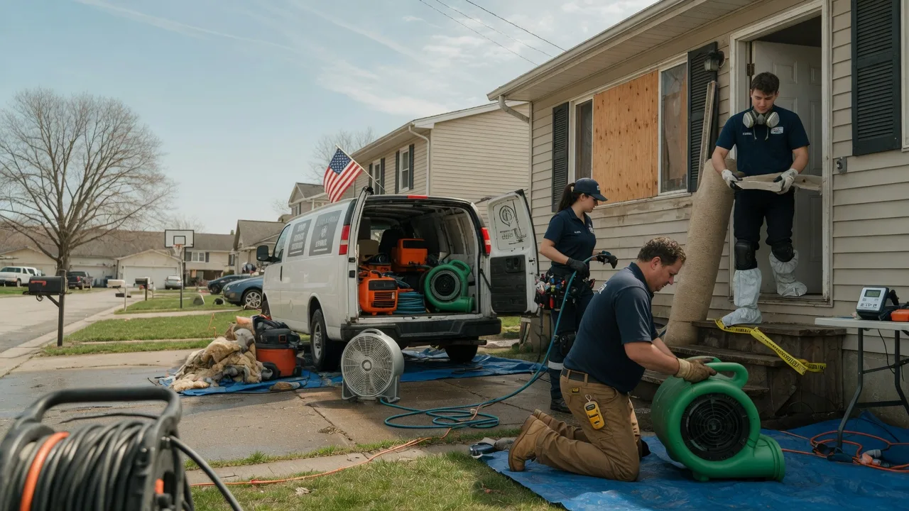 Water Damage Restoration in South Hutchinson, KS near me